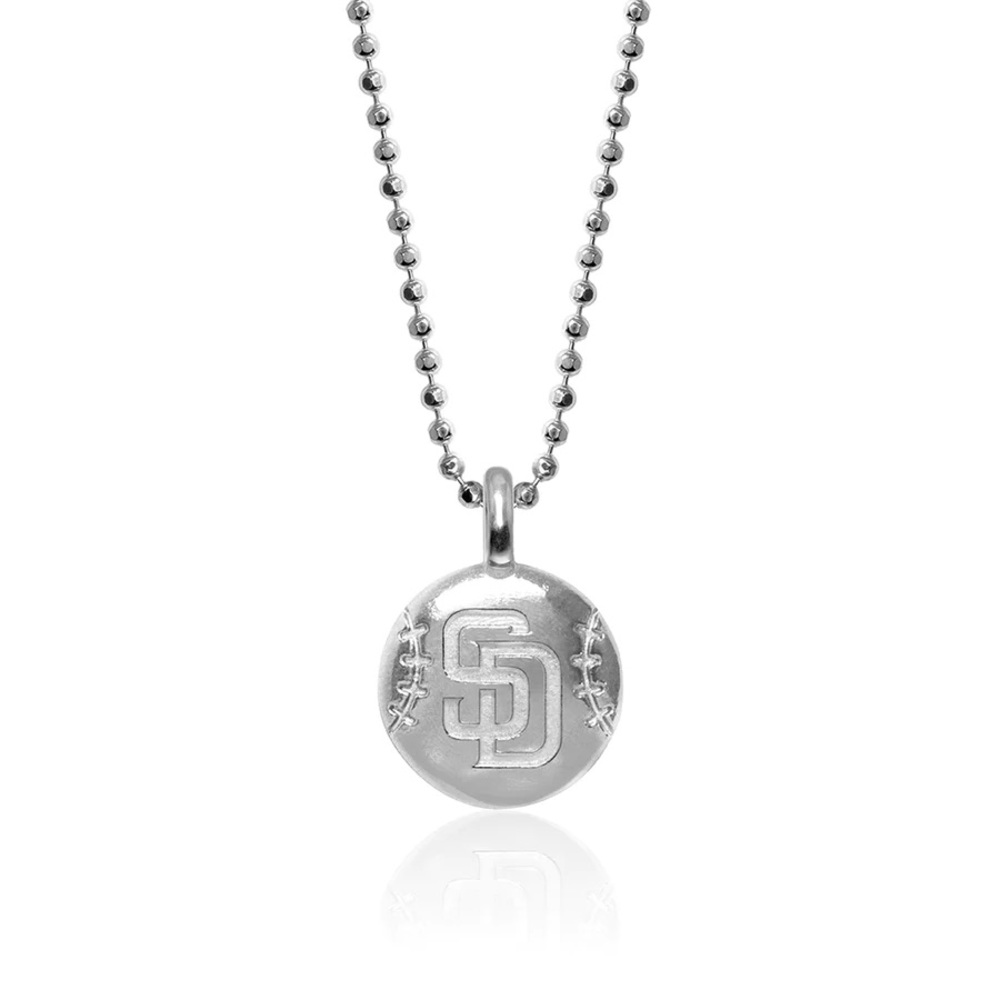San Diego Padres Alex Woo Women's Sterling Silver Disc Necklace
